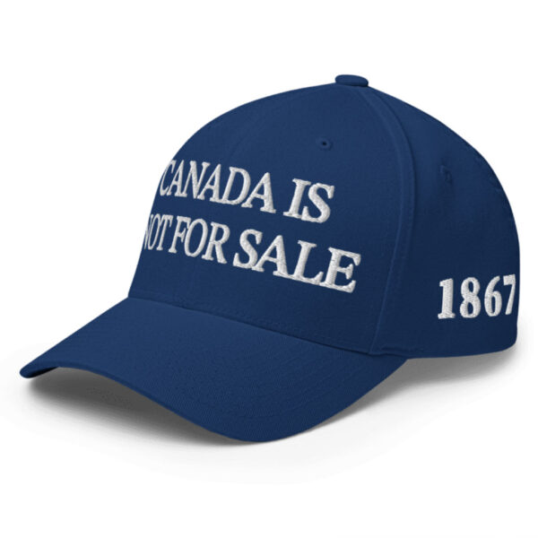 Canada is Not for Sale 1867 Closed-Back Structured Cap Hat