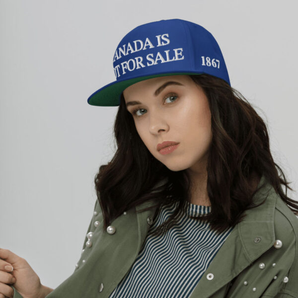 Canada is Not for Sale 1867 Flat Bill Cap