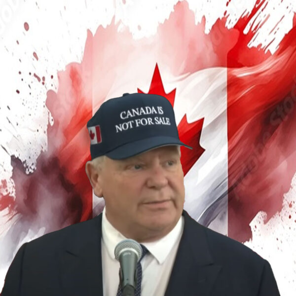 Canada is Not for Sale Camouflage trucker hats