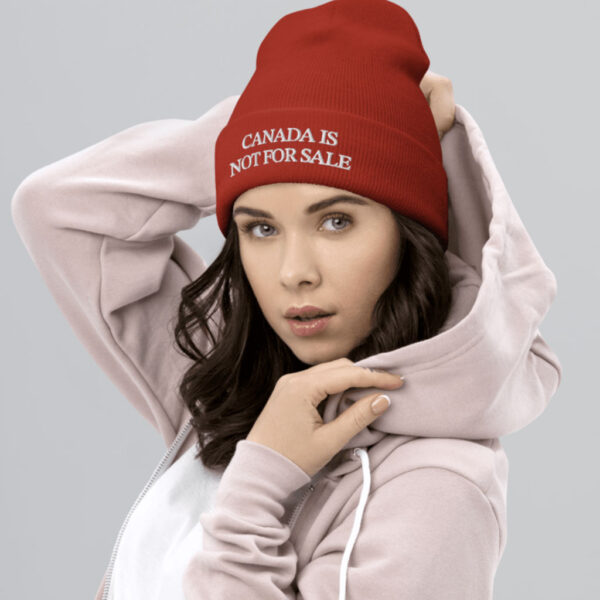 Canada is Not for Sale Cuffed Beanie