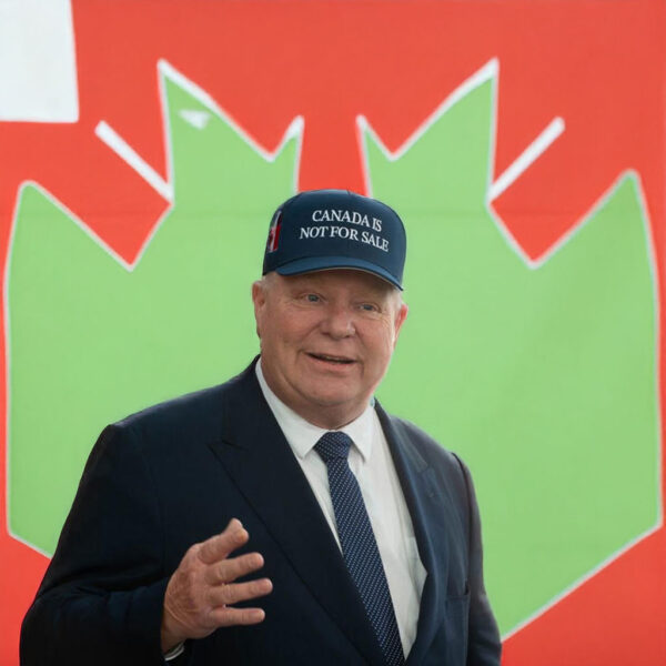 Canadian politicians Canada is not for sale hat sends clear message