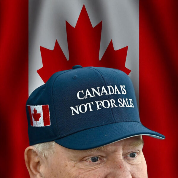 Doug Ford takes jab at Donald Trump with 'Canada is not for sale' hat