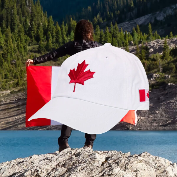 Canada Canadian Flag Embroidered Dad Hat