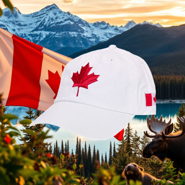 Canada Canadian Flag Embroidered Dad Hat