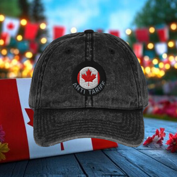 Canada Flag Cap Black Maple Leaf