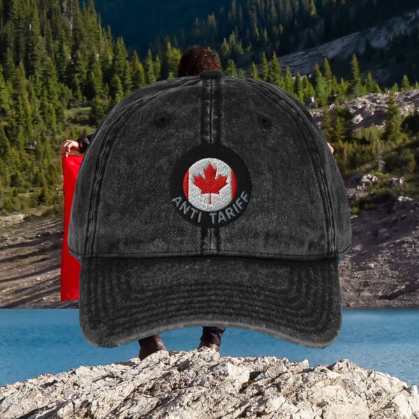 Canada Flag Cap Black Maple Leaf