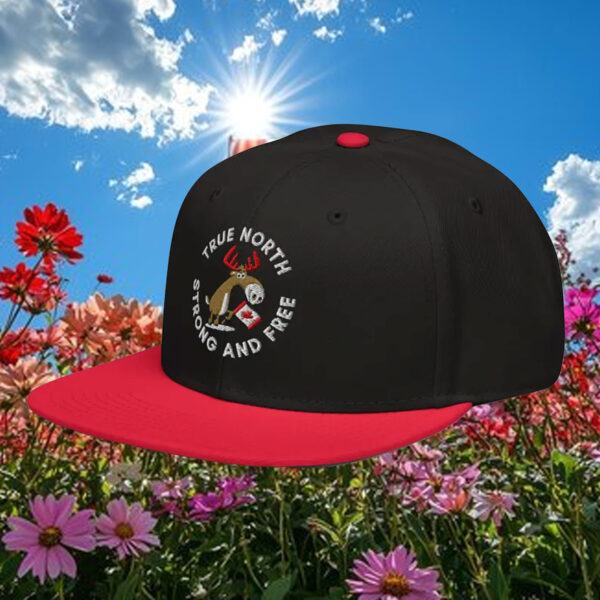 Canada True North Strong And Free Snapback Hat