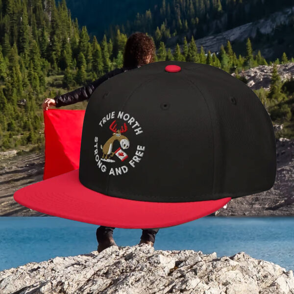 Canada True North Strong And Free Snapback Hat