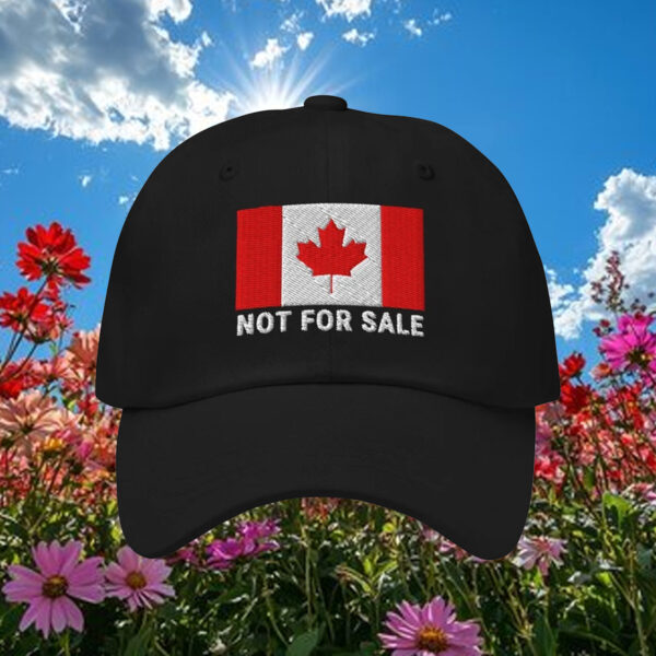 Canada is not for Sale Embroidered Funny Patriotic Canadian Flag Hat