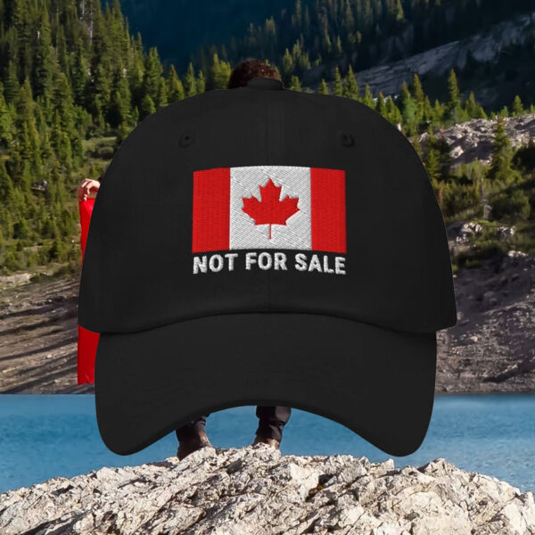 Canada is not for Sale Embroidered Funny Patriotic Canadian Flag Hat