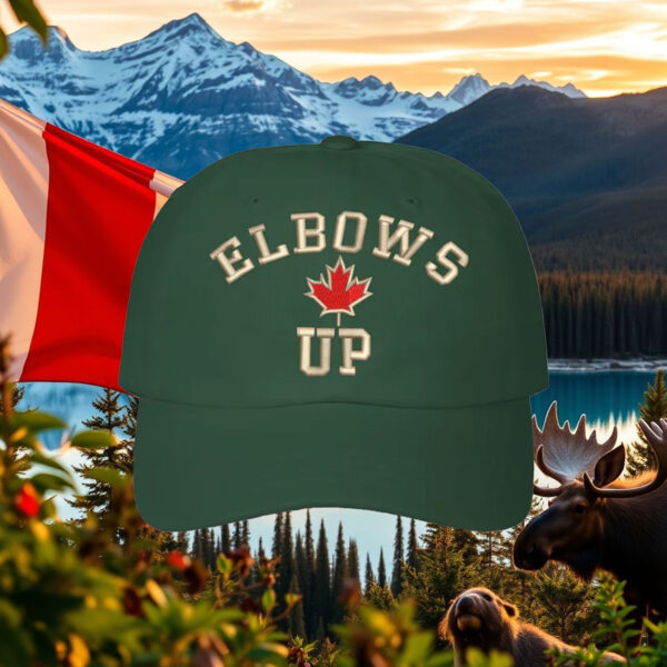 Elbows Up Canada Baseball Cap